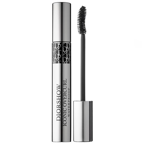 Gümüş renkli Dior Diorshow Iconic Overcurl Waterproof maskara ve fırçası