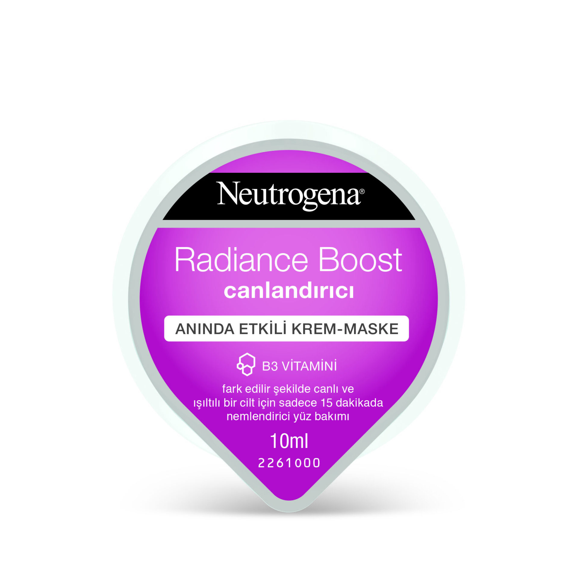 Neutrogena Radiance Boost B3 Vitamini anında etkili canlandırıcı krem maske 10ml