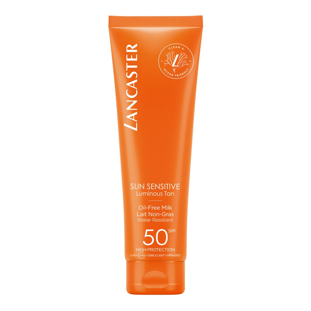 Lancaster SPF 50 yüksek koruma yağsız suya dayanıklı güneş sütü
