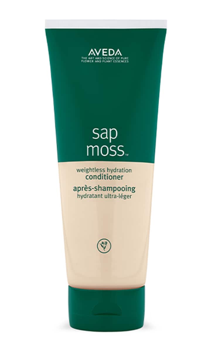 Yeşil bej Aveda Sap Moss ağırlıksız hidrasyon saç kremi