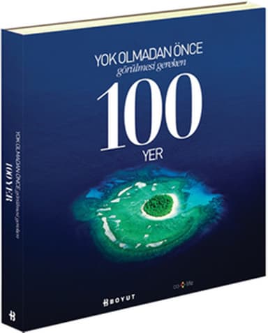 Yok olmadan önce görülmesi gereken 100 yer başlıklı kitap kapağı