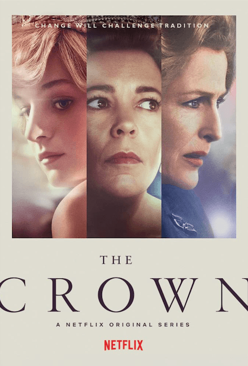 The Crown dizisi posteri: üç kadın yüzü, değişim geleneğe meydan okuyor