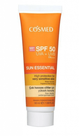 COSMED SUN ESSENTIAL SPF 50 hassas ciltler için güneş kremi