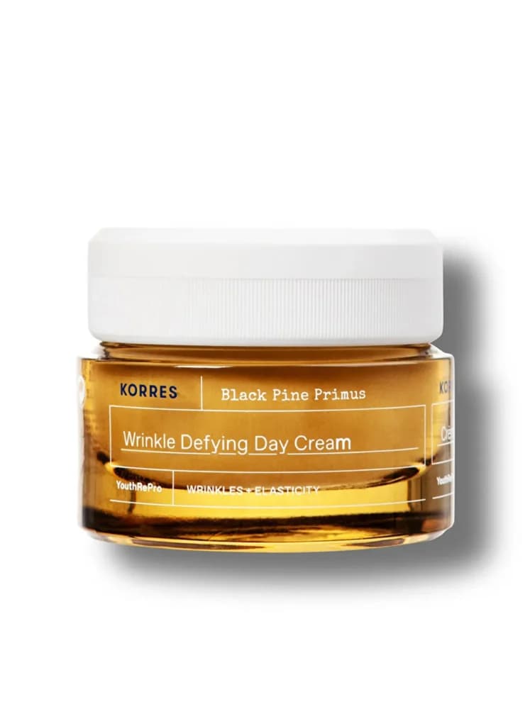 Korres Siyah Çam Primus Kırışıklık Karşıtı Gündüz Kremi kavanozu
