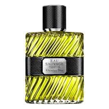 Dior Eau Sauvage Parfum sarı cam şişede erkek parfümü