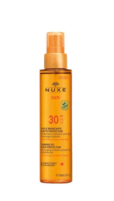 Nuxe Sun SPF 30 yüksek korumalı bronzlaştırıcı yağ