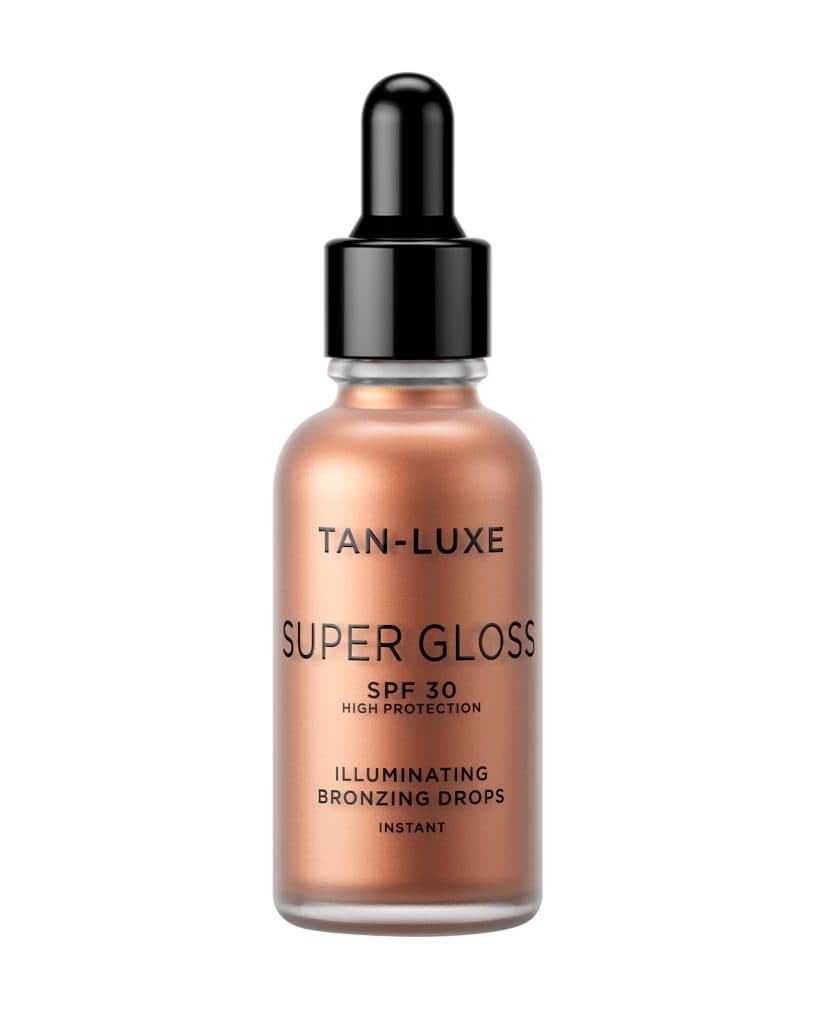 TAN-LUXE SUPER GLOSS SPF 30 ışıltılı bronzlaştırıcı damla şişesi