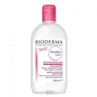 Bioderma Sensibio H2O hassas ciltler için misel temizleme suyu şişesi