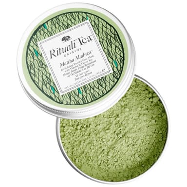 Origins Ritual Tea Matcha Madness yeşil çay yüz maskesi açık kutu