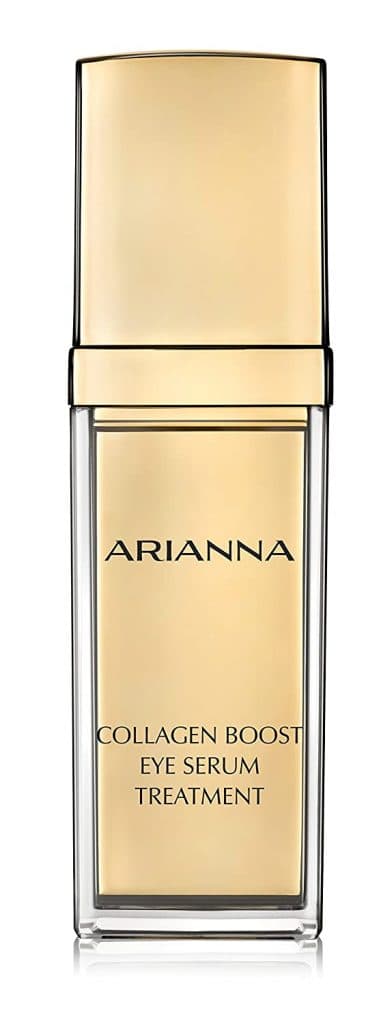 Arianna Collagen Boost Göz Serumu tedavisi altın rengi şeffaf şişesi