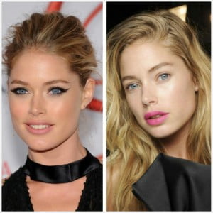 Doutzen Kroes farklı saç ve makyaj stilleri sergiliyor