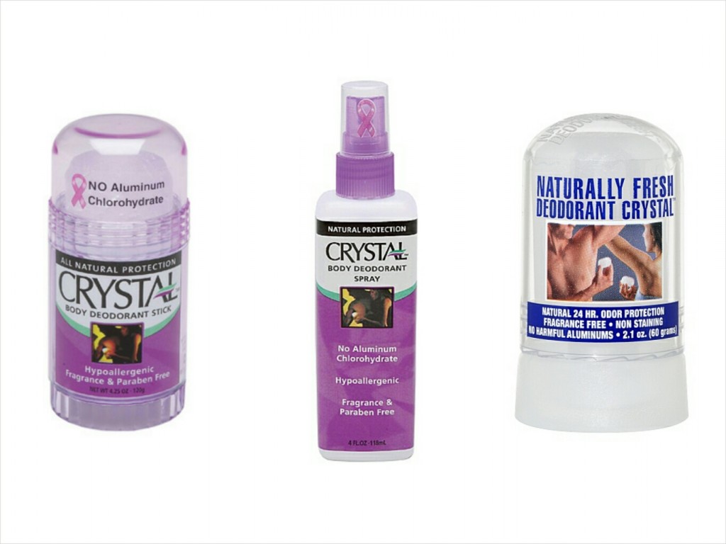 Crystal alüminyumsuz doğal stick sprey ve kristal deodorantlar