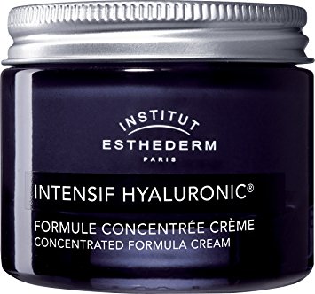 Institut Esthederm Intensif Hyaluronic konsantre formül krem koyu mor kavanozda