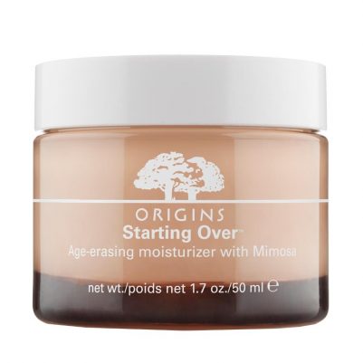 Origins Starting Over yaşlanma karşıtı mimozalı nemlendirici krem kavanozu