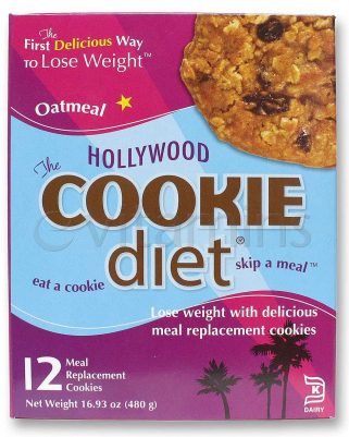 Hollywood Cookie Diet yulaf ezmeli kilo verme kurabiye kutusu