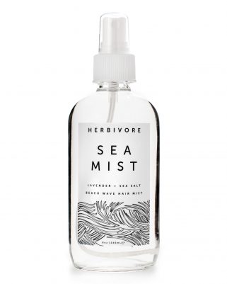 Herbivore Sea Mist lavanta ve deniz tuzlu plaj dalgası saç spreyi şişesi