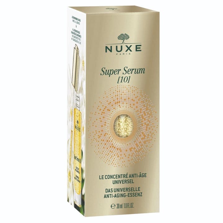 Nuxe Paris Super Serum 10 yaşlanma karşıtı kozmetik ürün kutusu