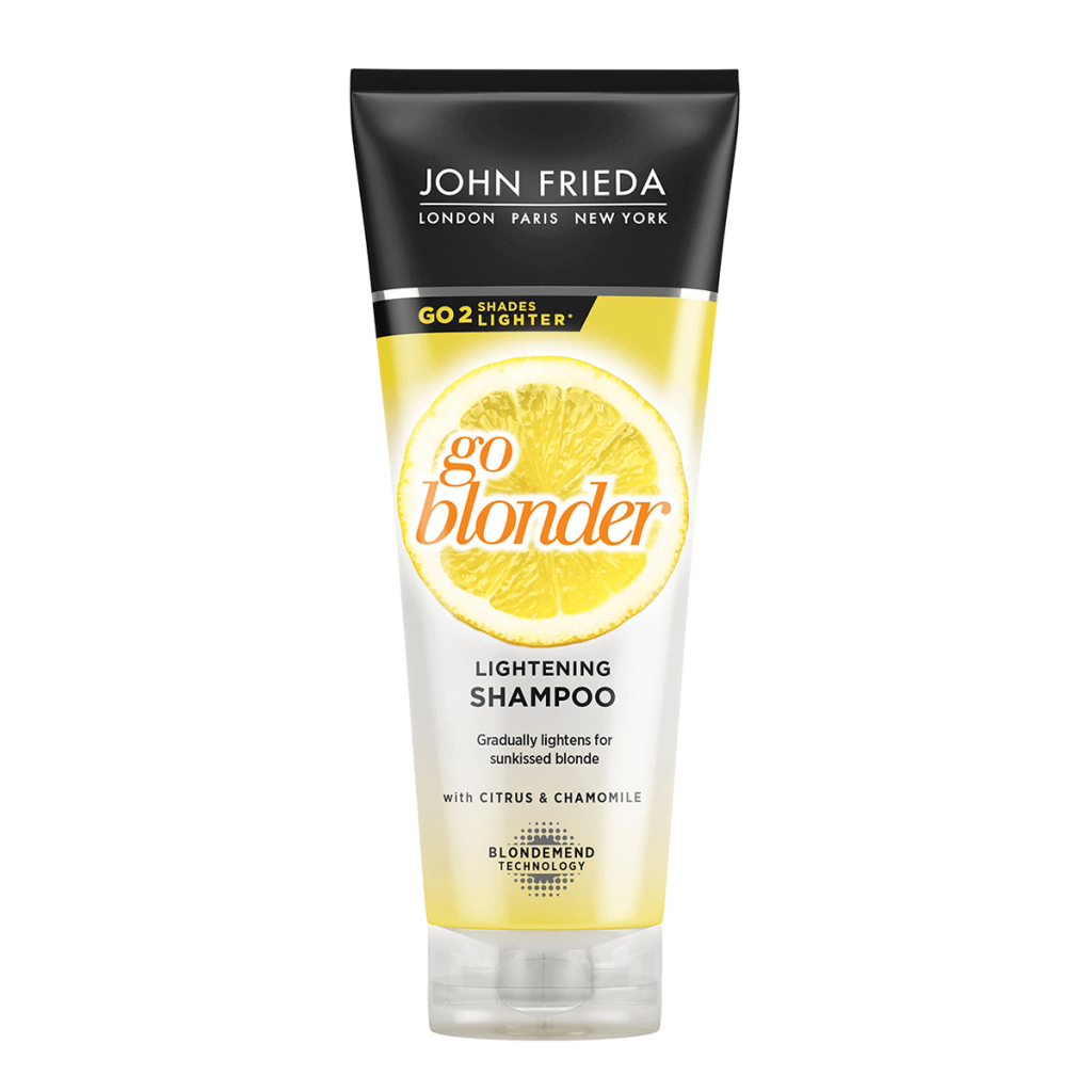 John Frieda Go Blonder açıcı şampuan limon ve papatya özlü saç ürünü
