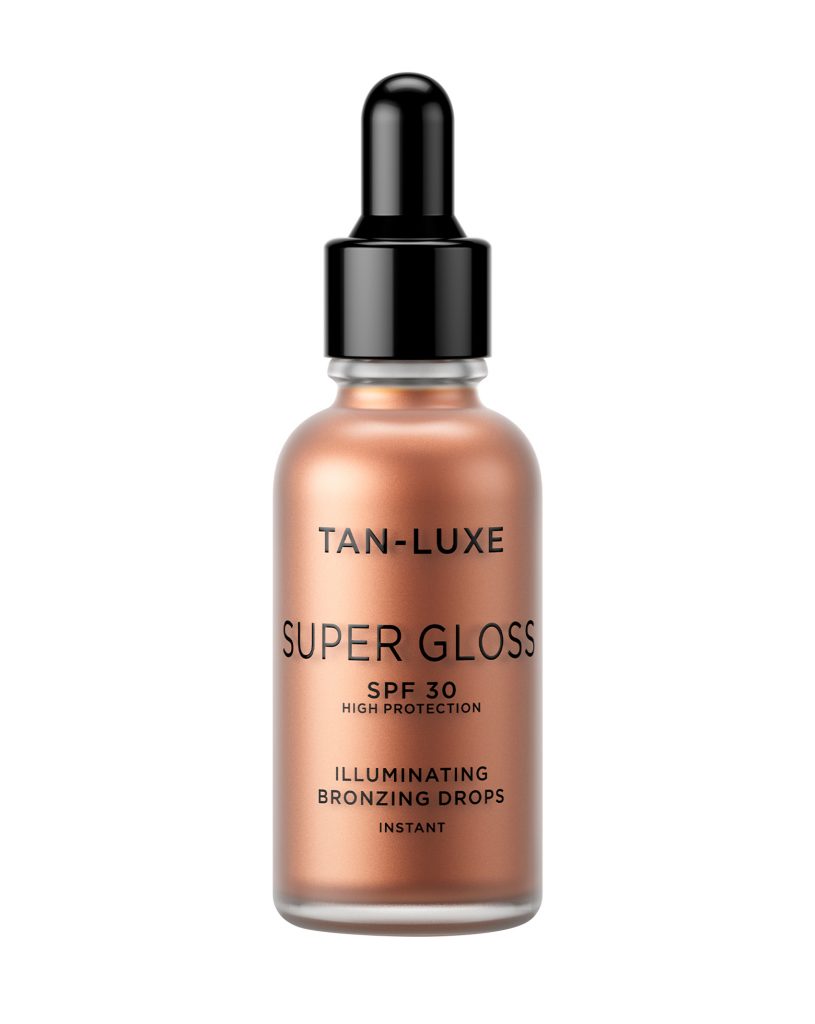 TAN-LUXE SUPER GLOSS SPF 30 ışıltılı bronzlaştırıcı damla şişesi