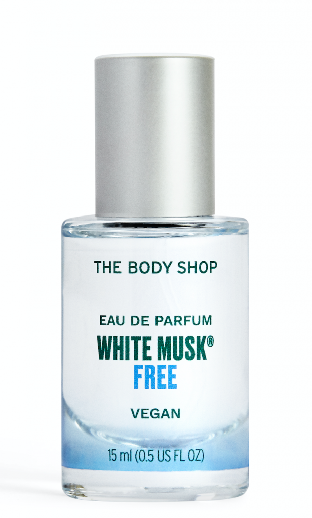 The Body Shop White Musk Free vegan parfüm şişesi