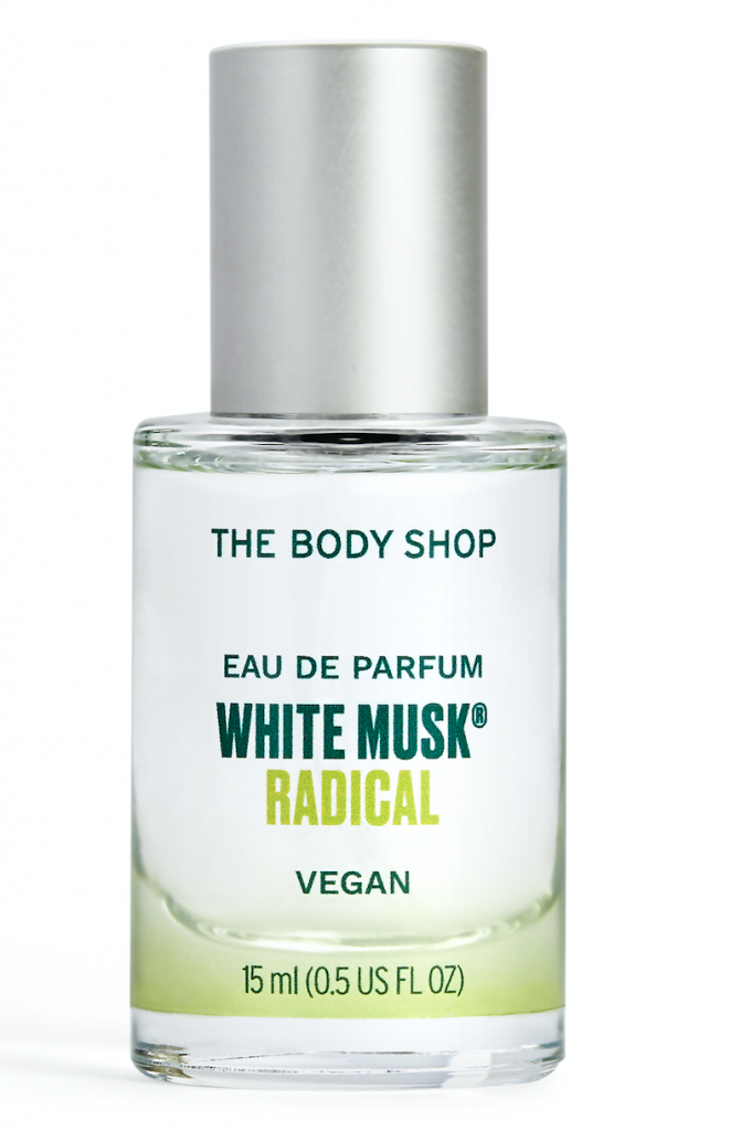 The Body Shop White Musk Radical Vegan Eau de Parfum şişesi