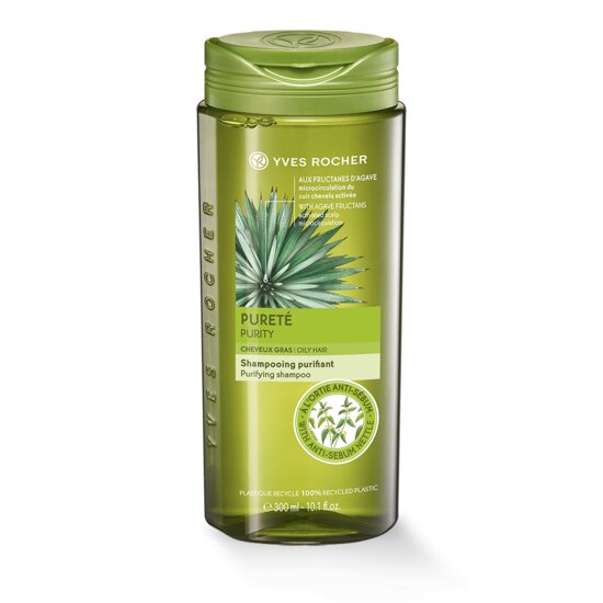 Yves Rocher arındırıcı şampuan agave ve ısırgan otlu yağlı saçlar için