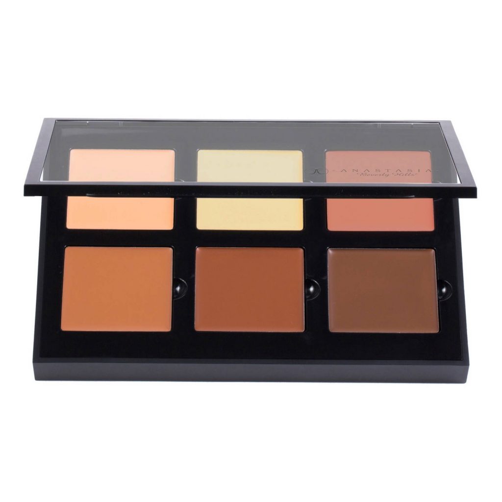 Anastasia Beverly Hills kontür paleti açık kapaklı altı farklı ton
