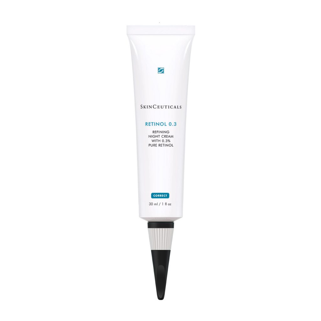 Skinceuticals Retinol 0.3 gece kremi 30 ml beyaz tüp ambalajı