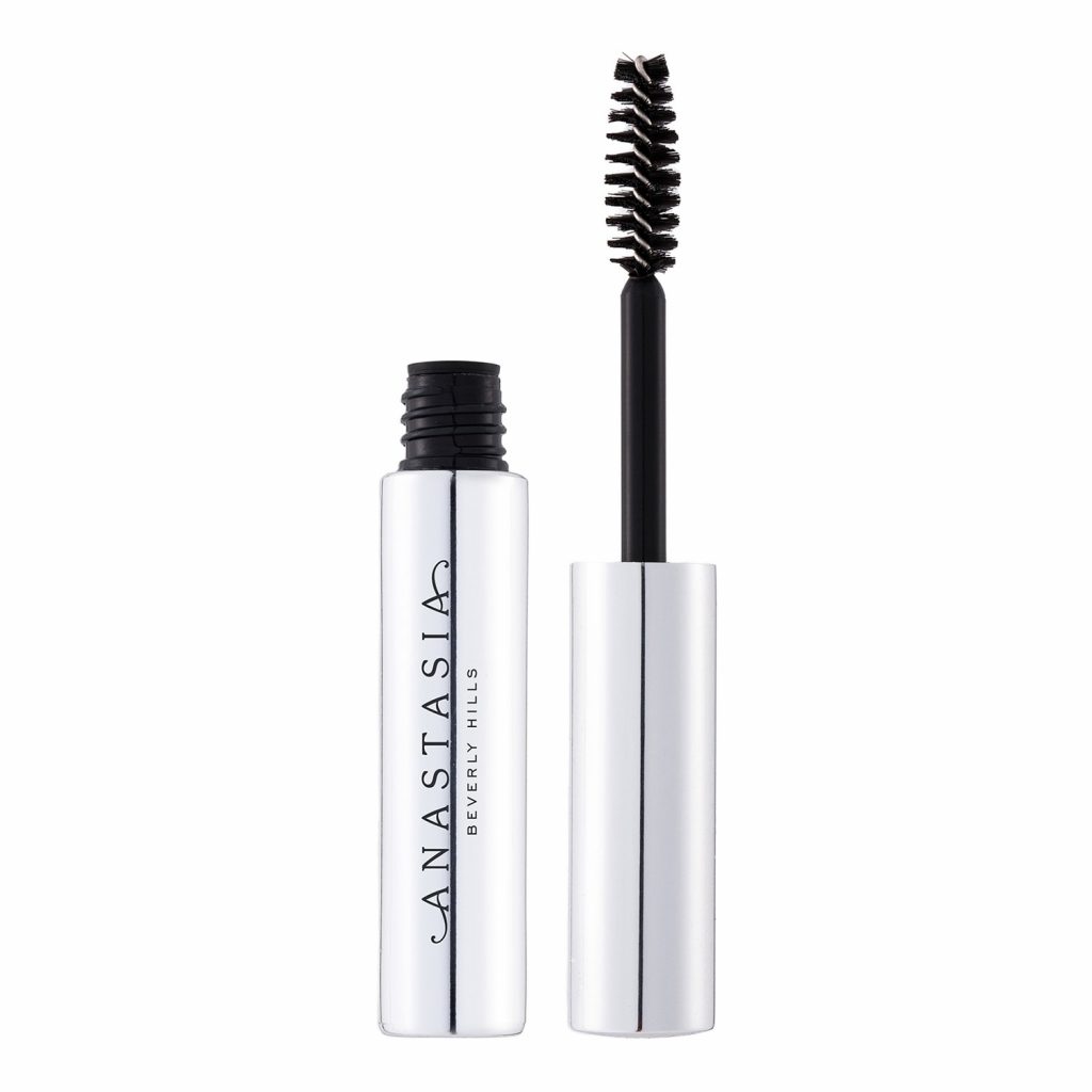 Anastasia Beverly Hills şeffaf kaş jeli açılmış tüp ve fırça