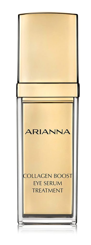 Arianna Collagen Boost Göz Serumu tedavisi altın rengi şeffaf şişesi