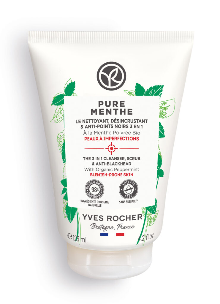 Yves Rocher Saf Nane 3'ü 1 arada temizleyici peeling siyah nokta karşıtı