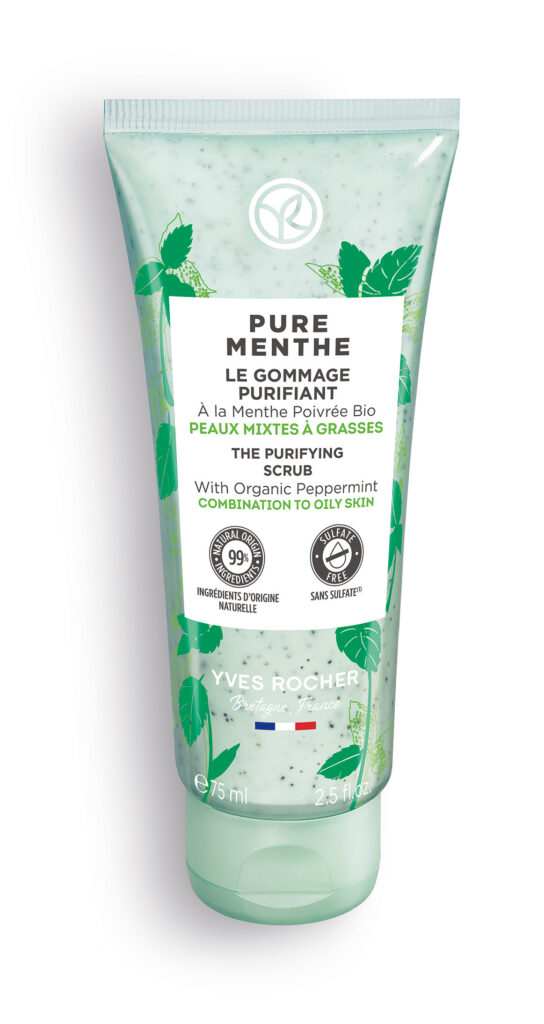 Yves Rocher nane özlü arındırıcı yüz peelingi, karma ve yağlı ciltler için