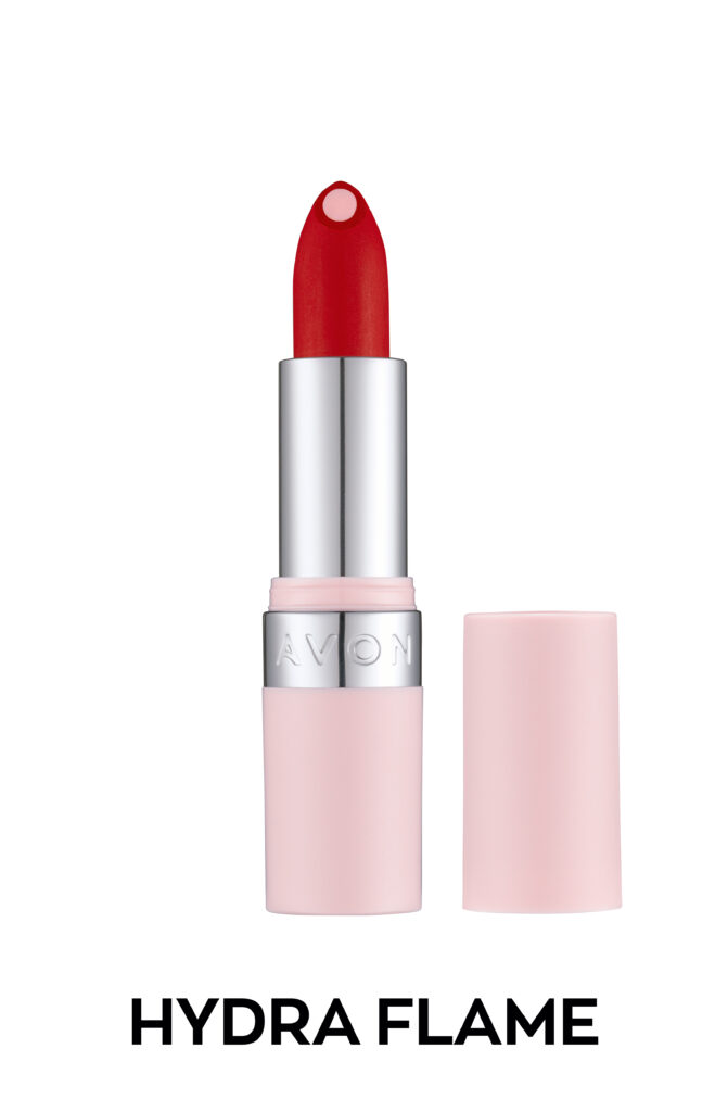 Avon Hydra Flame ruj pembe çekirdekli parlak kırmızı renk