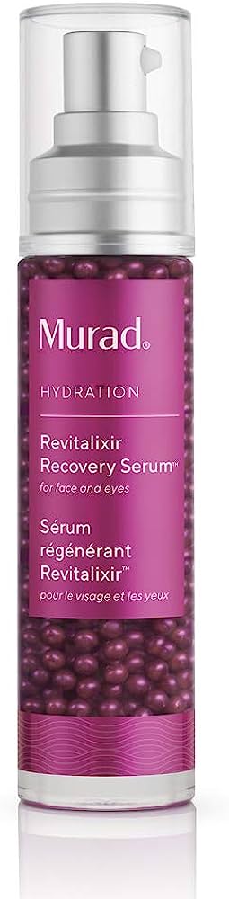 Murad Revitalixir Recovery Serum yüz ve göz için mor boncuklu şişe