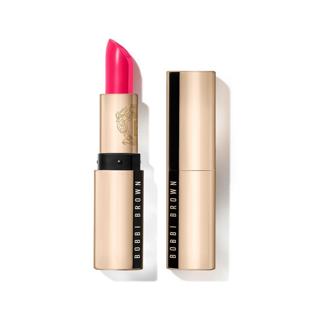 Bobbi Brown marka altın renkli açık ve kapalı parlak pembe rujlar