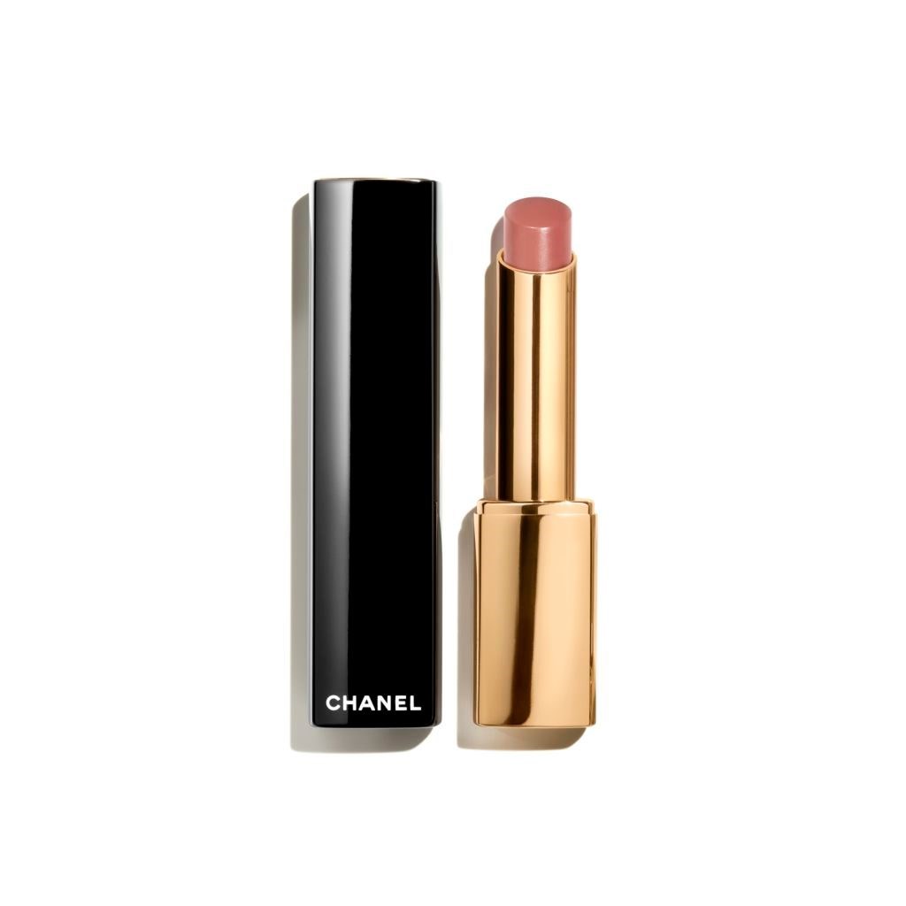 Açık pembe tonlu, siyah ve altın renkli Chanel ruj
