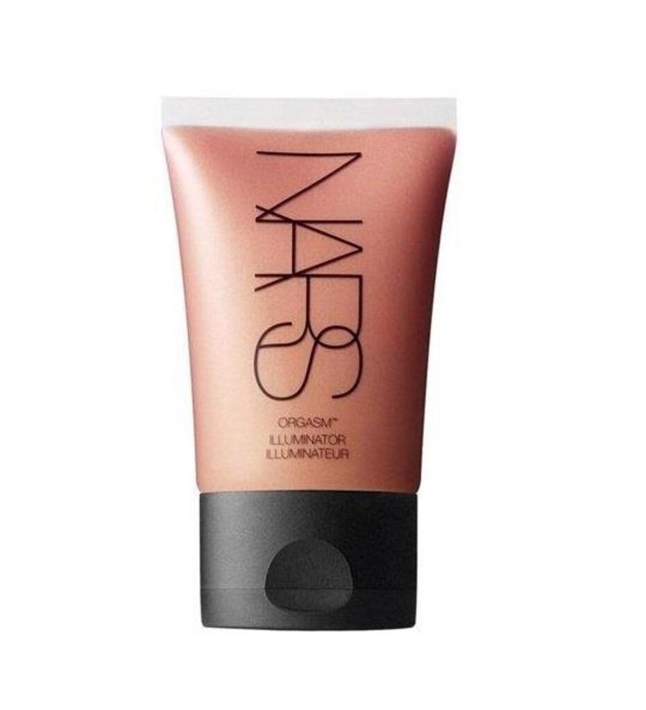 NARS Orgasm aydınlatıcı tüpü pembe şeftali tonlarında bir makyaj ürünü