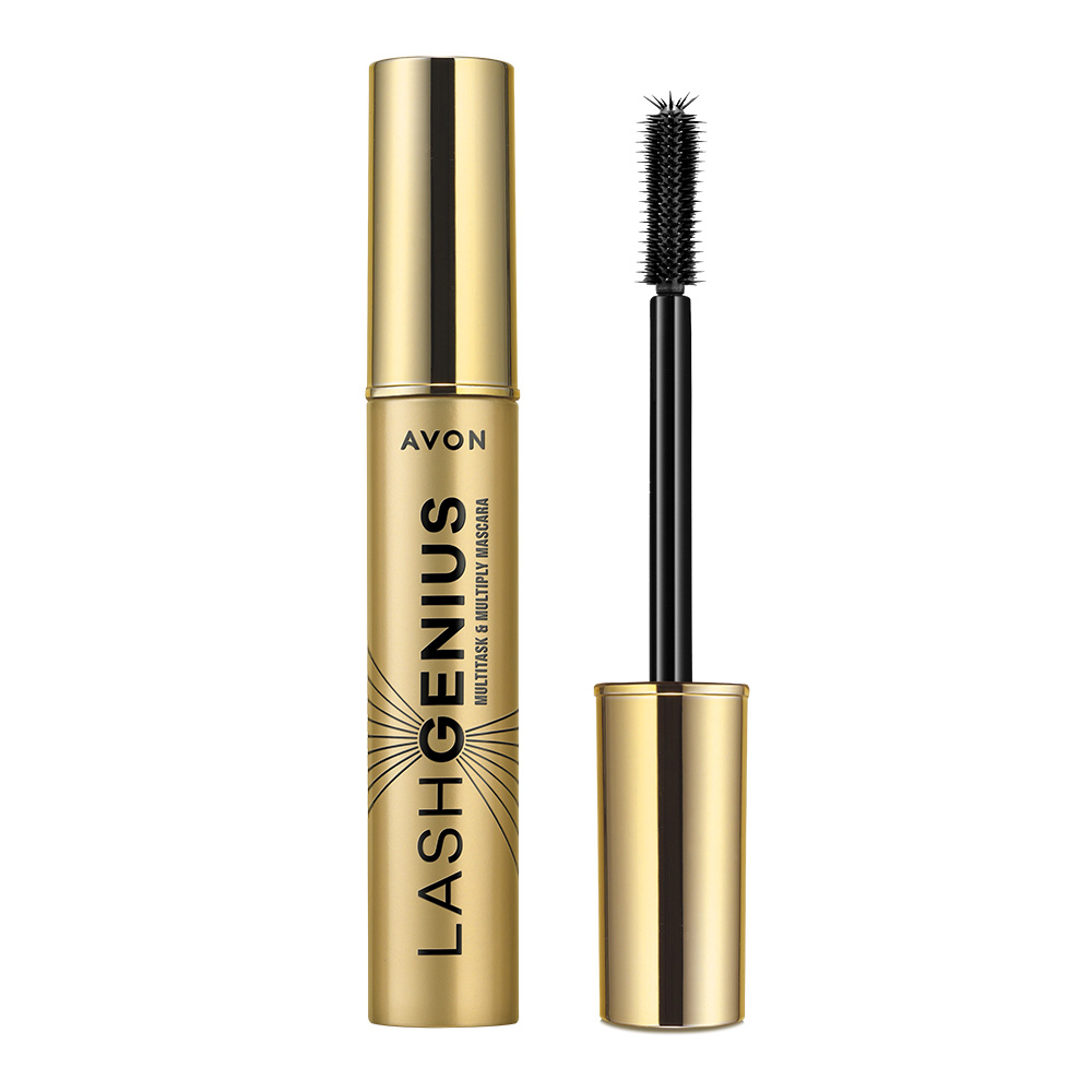 AVON LashGenius Multitask & Multiply altın maskara, fırçasıyla birlikte