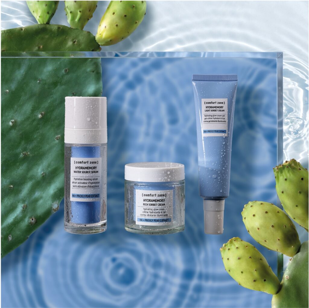 Comfort Zone Hydramemory serisi nemlendirici serum ve kremler kaktüslerle