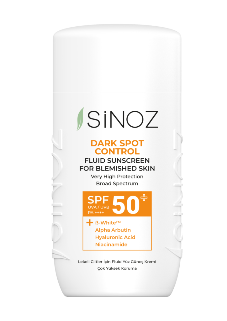 Sinoz Lekeli Ciltler İçin Fluid Yüz Güneş Kremi SPF 50