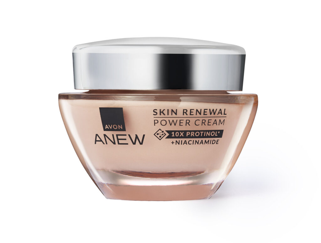 Avon Anew Skin Renewal Power Cream protinol ve niasinamid içeren