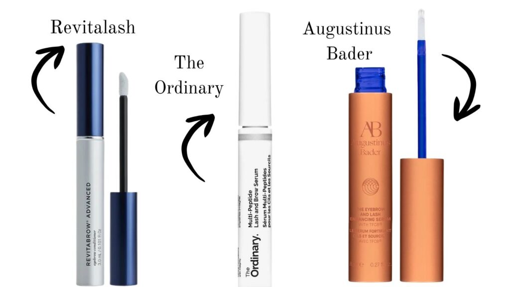 Revitalash The Ordinary Augustinus Bader kirpik ve kaş serumları karşılaştırması