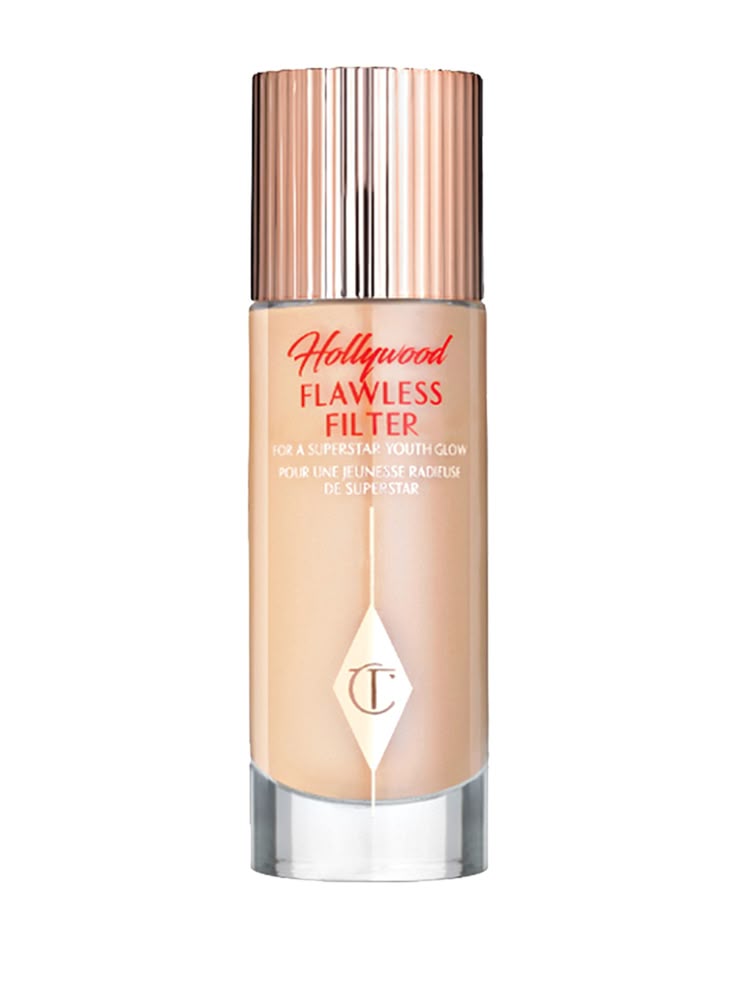 Charlotte Tilbury Hollywood Flawless Filter ışıltılı makyaj ürünü şişesi
